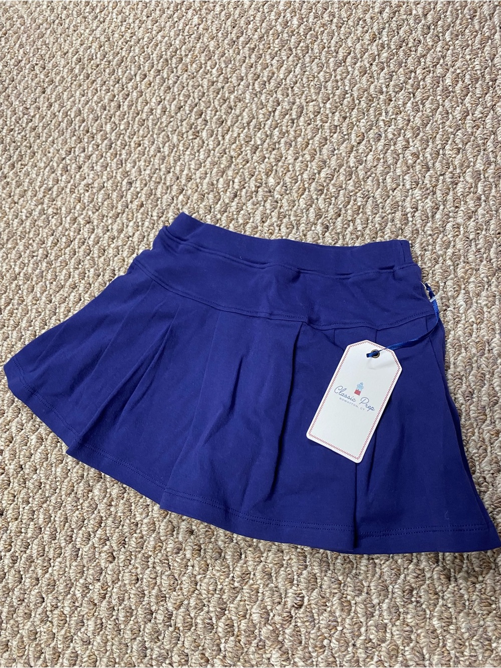 Classic Prep Royal Blue pleated Skort
